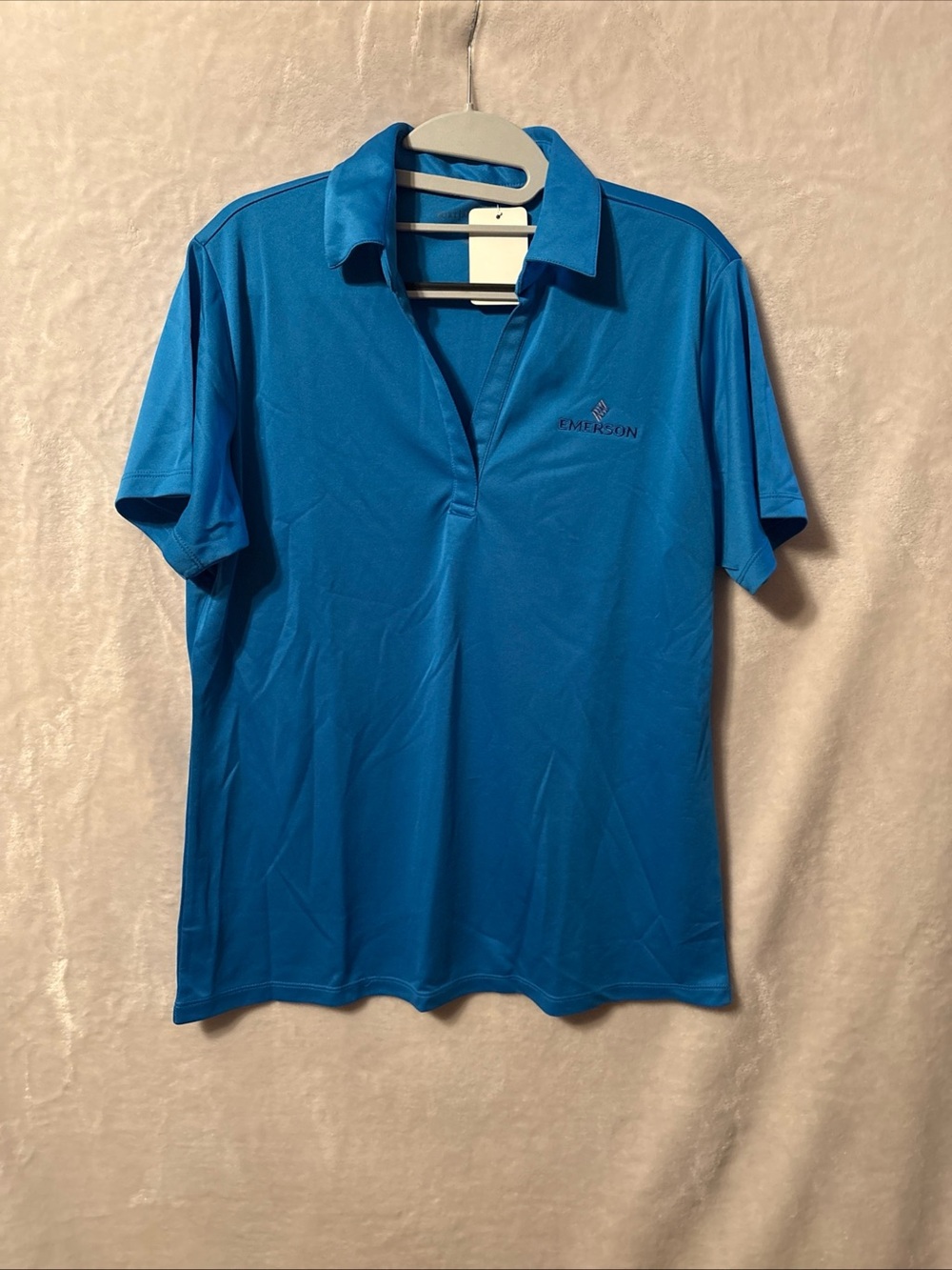 NWT Port Authority Women's Bright Turquoise Short Sleeve Polo